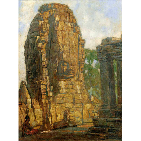 Le Bayon, Angkor Thom, 1922